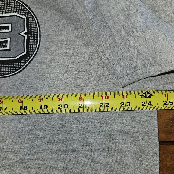 RARE VINTAGE Gray Hugo Boss T-Shirt Size XXL 90s/2000s Era Double Stitch - Picture 7 of 8